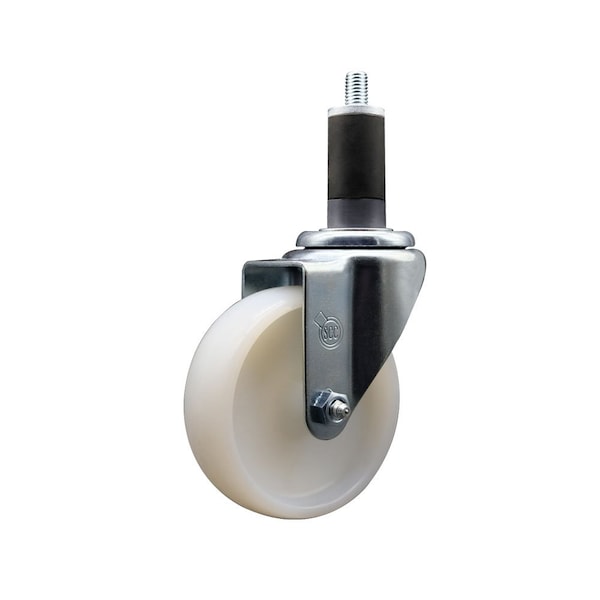 4'' Nylon Wheel Swivel 1-1/4'' Expanding Stem Caster